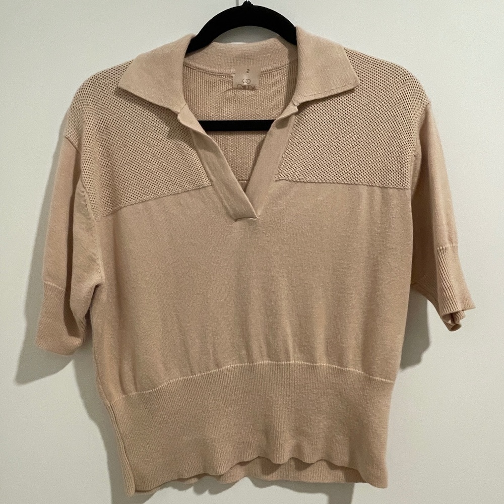 Comfy V Neck mid sleeve top